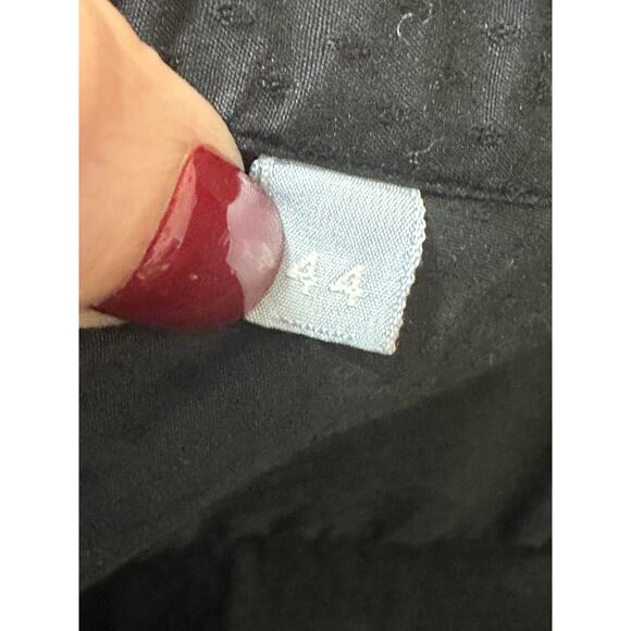 Luici Borreli Napoli black button fitted long sleeves fitted shirt size 44-XL - Picture 11 of 11